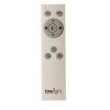 Brilliant plafón LED Tanida blanco, temperatura de color regulable 3000-6500 Kelvin