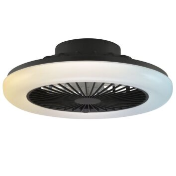 Brilliant plafón LED redondo Montero, regulable por mando, luz ajustable 2700-6500 Kelvin