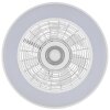 Brilliant plafón blanco LED Catania, temperatura de color regulable 2700-6500 Kelvin