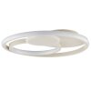 Brilliant Plafón LED Runda, anillos superpuestos, memoria, 3000 Kelvin blanco cálido