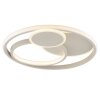 Brilliant Plafón LED Runda, anillos superpuestos, memoria, 3000 Kelvin blanco cálido