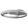 Brilliant Plafón LED redondo Runda, con aros dobles, memoria y luz cálida de 3000 Kelvin