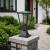 Brilliant Leuchten Baliza de exterior tipo farol Westcliff, cuerpo trapezoidal antracita