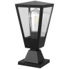Brilliant Leuchten Baliza de exterior tipo farol Westcliff, cuerpo trapezoidal antracita