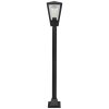 Brilliant Baliza de jardín Westcliff moderna con farol trapezoidal antracita