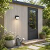 Brilliant Aplique solar de pared Sierra, cuña negra, luz ajustable 2700-6500 Kelvin