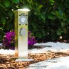 Lámparas Globo Lighting Linden Enchufes de exterior, Accesorios Color acero inoxidable, Gris