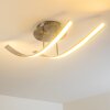 Lámpara de Techo Aranu LED Acero inoxidable, Níquel-mate, 2 luces