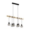 EGLO TOWNSHEND Lámpara Colgante Marrón, Negro, 6 luces