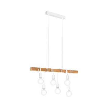 Lámparas Eglo TOWNSHEND Lámparas suspendidas Blanca, 6 luces