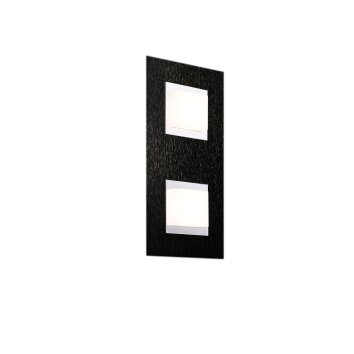 Grossmann BASIC Lámpara de techo o pared LED Negro, 2 luces