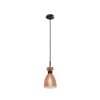 Faro Barcelona Retro Lámpara Colgante Cobre, 1 luz