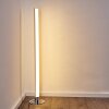 Flaut Lámpara de Pie LED Cromo, 1 luz, Mando a distancia, Cambia de color