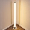 Flaut Lámpara de Pie LED Cromo, 1 luz, Mando a distancia, Cambia de color
