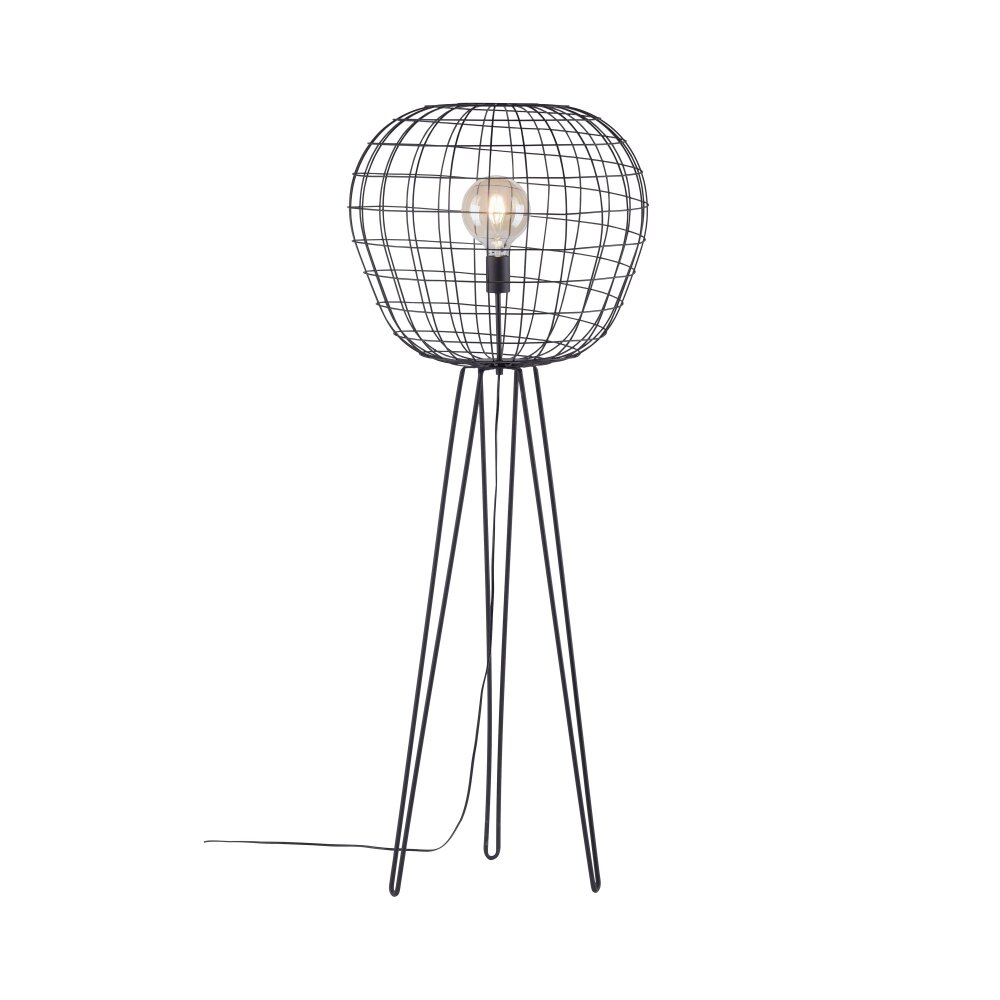 Lámpara de Pie Leuchten Direkt FABIO Negro, 1 luz main product photo