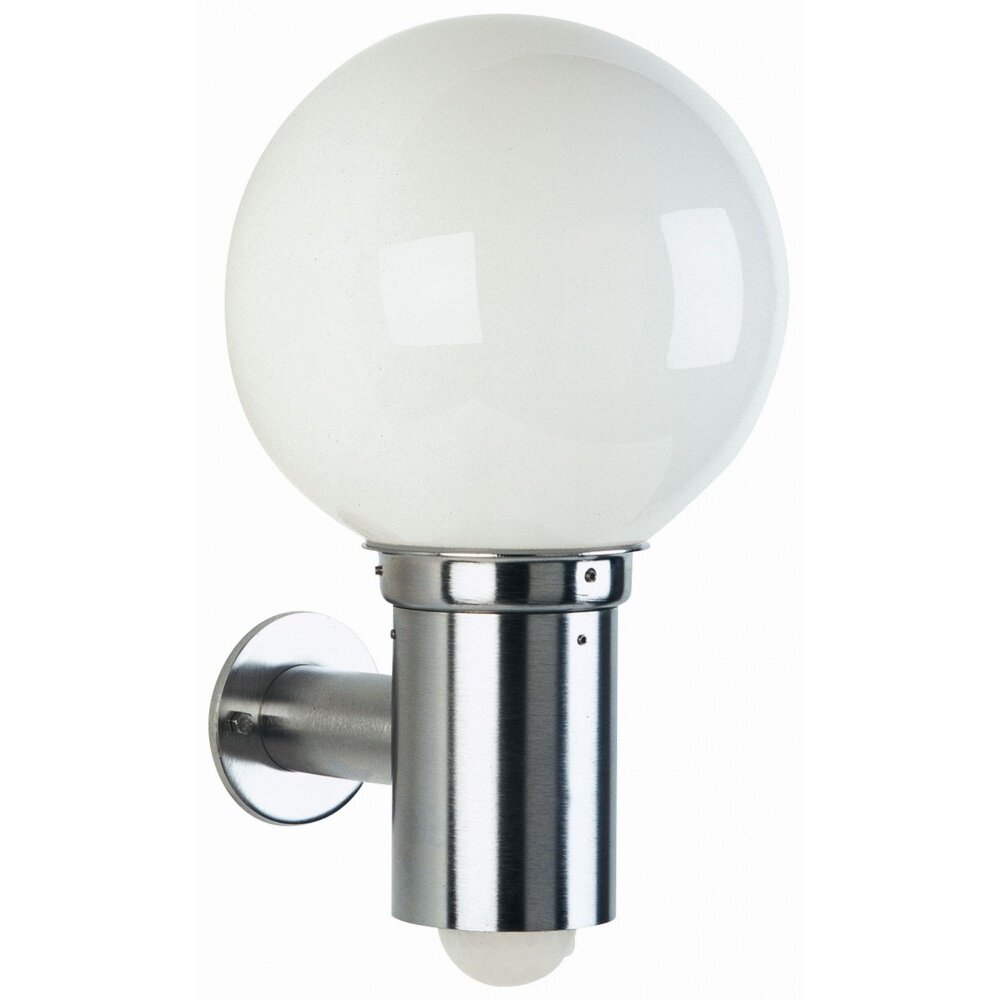 Albert 224 Aplique para exterior Acero inoxidable, 1 luz, Sensor de movimiento main product photo