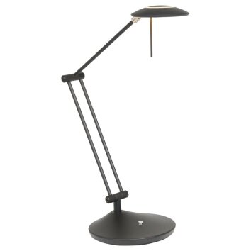 Steinhauer Zodiac Lámpara de Mesa LED Negro, 3 luces