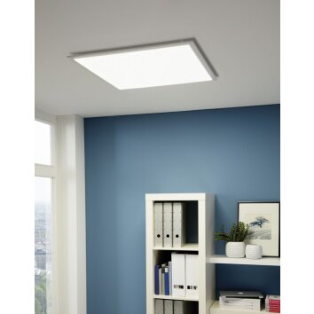 Eglo SALOBRENA 1 Lámpara de techo para oficina LED Blanca, 1 luz