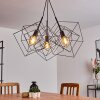 Kigali Lámpara Colgante Negro, 3 luces