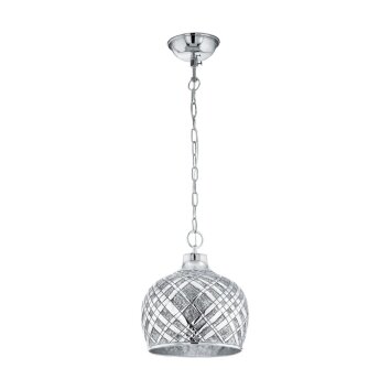 Eglo SALTASH Lámpara Colgante Cromo, 1 luz