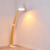 Higashi Lámpara de Pie Madera clara, Blanca, 1 luz
