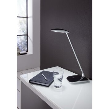 Eglo CAJERO Lámpara de mesa LED Negro, 1 luz