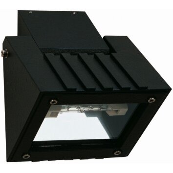 Albert 2110 Aplique para exterior Negro, 1 luz