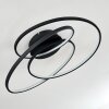 Chute Lámpara de Techo LED Negro, 1 luz