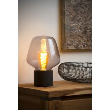 Lucide BECKY Lámpara de escritorio Gris, 1 luz
