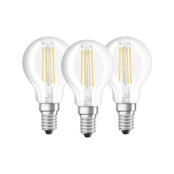 Osram LED E14 4,5 Watt 2700 Kelvin 470 Lumen Paquete de 3