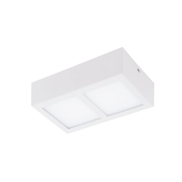 Eglo COLEGIO Lámpara de techo LED Blanca, 2 luces