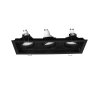 Trio Kenai Lámpara empotrable LED Negro, 3 luces