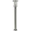 Brilliant York Lámpara de pie para exterior Acero inoxidable, 1 luz, Sensor de movimiento
