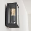 Kiwalik Aplique para exterior Negro, 1 luz