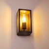 Kiwalik Aplique para exterior Negro, 1 luz