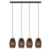 Lámpara Colgante Globo NARRI dorado, 4 luces