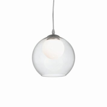 Ideal Lux NEMO Lámpara Colgante Cromo, 1 luz