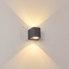 Maputo Aplique para exterior LED Antracita, 2 luces
