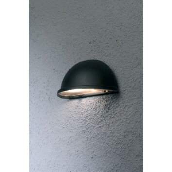 Konstsmide TORINO Aplique Negro, 1 luz