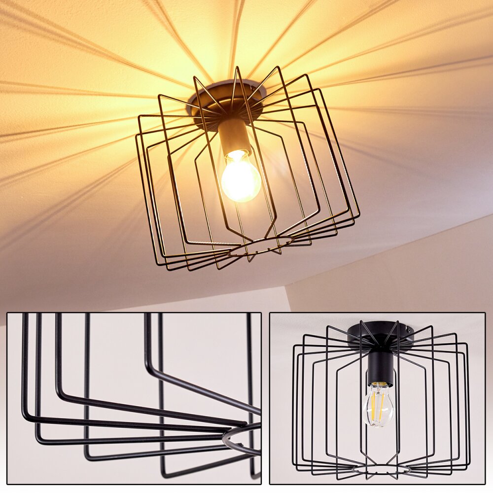 Chava Lámpara de Techo Negro, 1 luz main product photo
