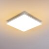 Salmi Lámpara de Techo LED Blanca, 1 luz, Mando a distancia
