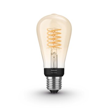 Philips Hue LED White Filament ST64 E27 7 Watt 2100 Kelvin 600 Lumen