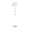 Ideal Lux FORCOLA Lámpara de Pie Cromo, Transparente, claro, 1 luz