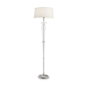Ideal Lux FORCOLA Lámpara de Pie Cromo, Transparente, claro, 1 luz