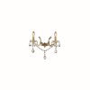 Ideal Lux FLORIAN Aplique dorado, 2 luces