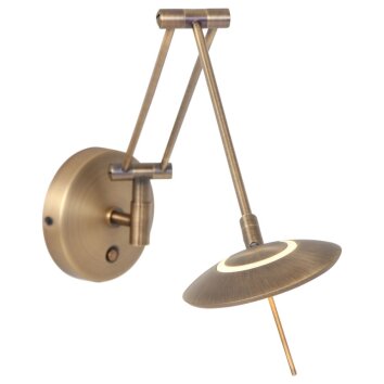 Steinhauer Zodiac Aplique LED Bronce, 1 luz