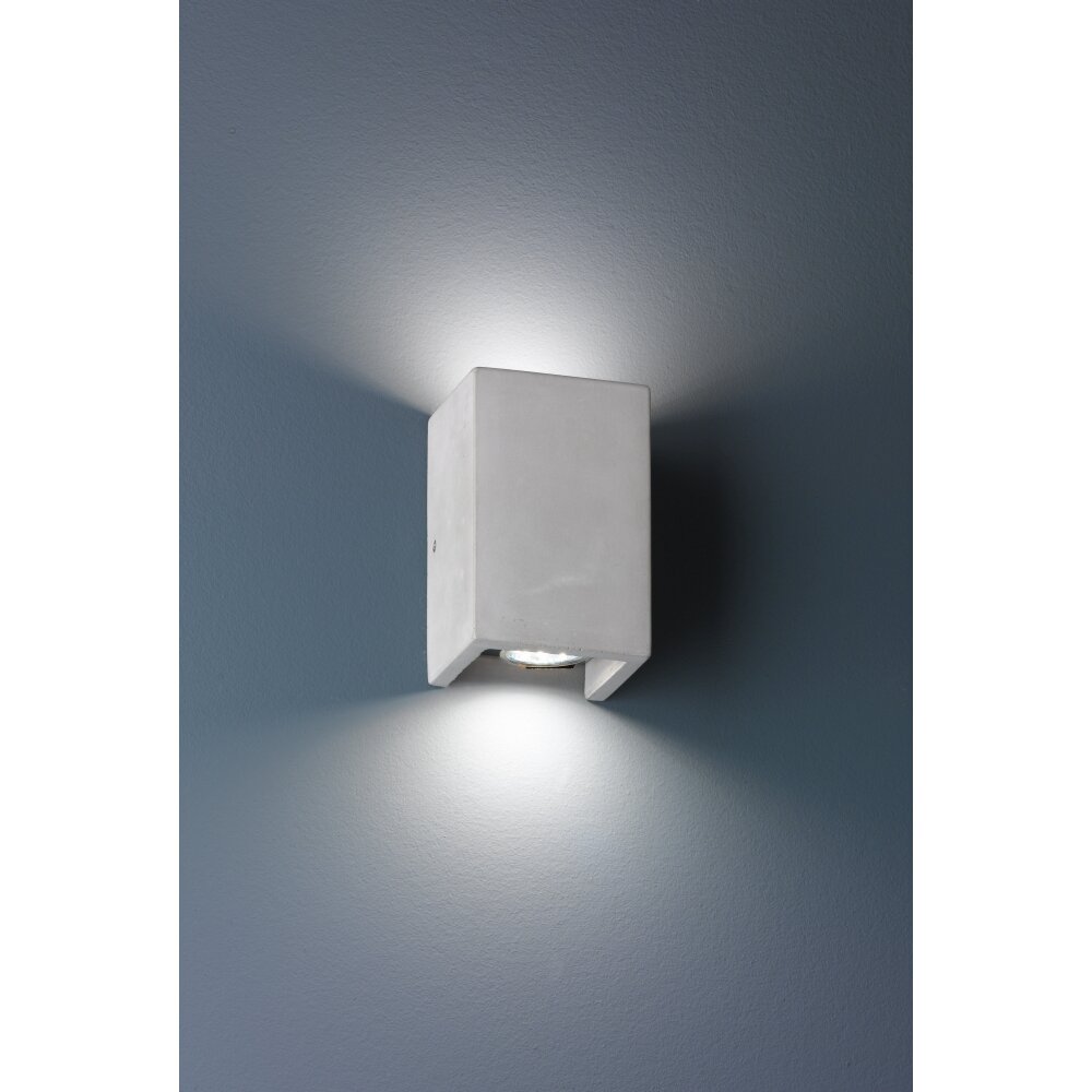 Trio CUBE Aplique Gris, 2 luces main product photo