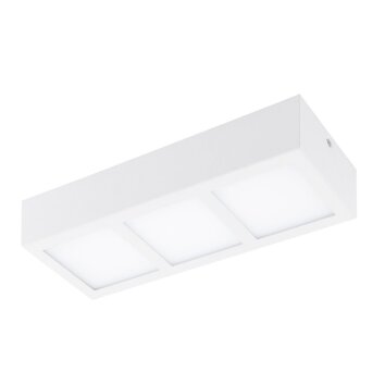 Eglo COLEGIO Lámpara de techo LED Blanca, 3 luces
