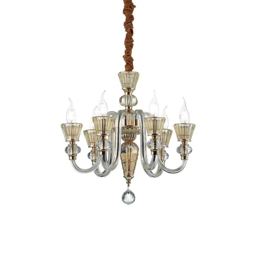 Ideal Lux STRAUSS Lámpara de araña dorado, 6 luces main product photo