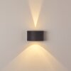 Windhoek Aplique para exterior LED, 2 luces